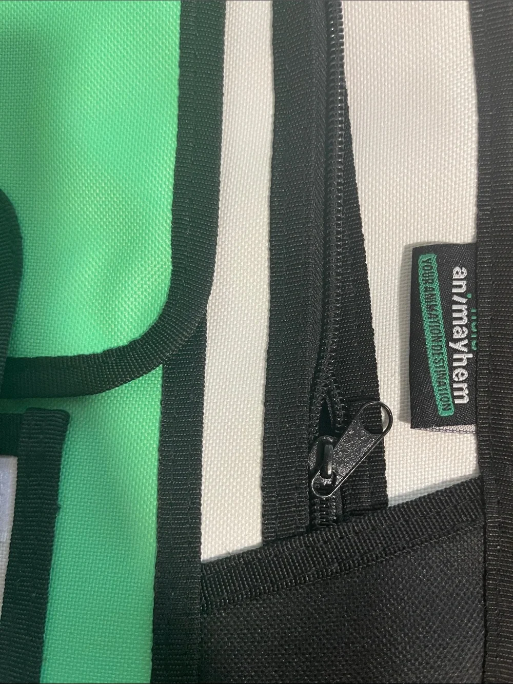 Hulu animayhem Kids Cartoon-Style Mint Green Backpack